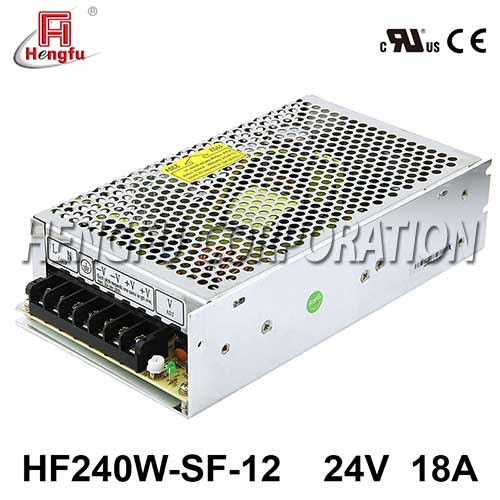 HF240W-SF-12衡孚電源110/220VAC轉(zhuǎn)DC12V18A單路輸出直流開(kāi)關(guān)電源
